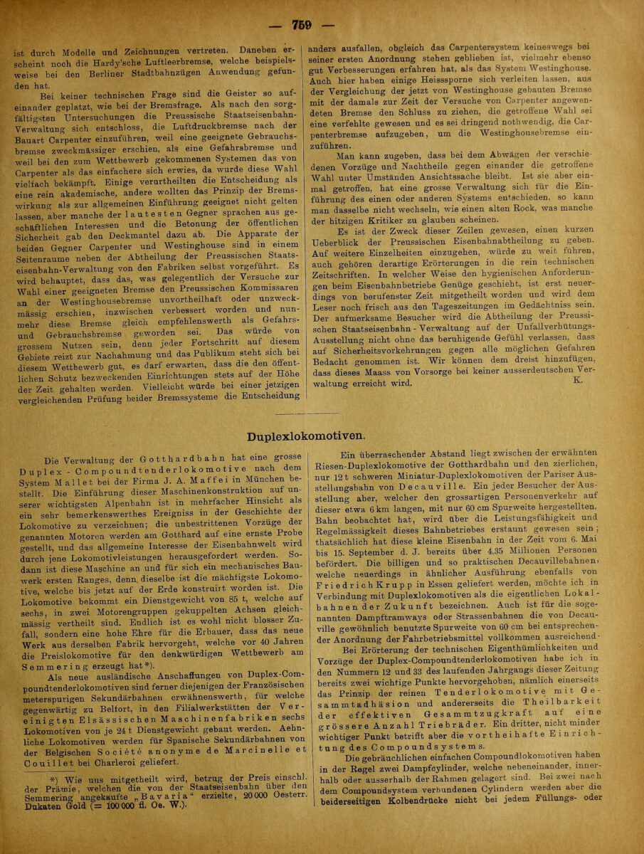 Zeitung Deutscher Eisenbahn Verwaltungen 1889 / 20200308183421
