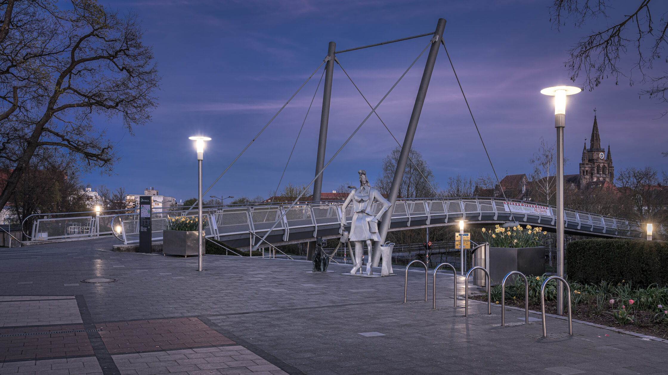 Brücke Brücken-Center Ansbach / 20200415202810